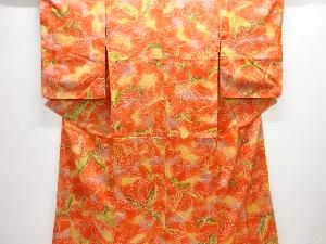 蝶模様小紋着物